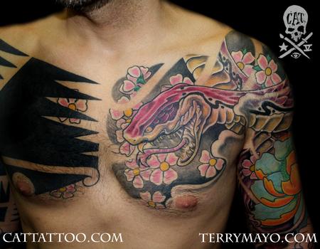 Tattoos - tribal and japanese - 62483